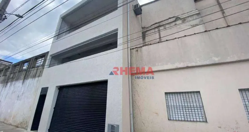 Galpão para alugar, 330 m² por r$ 6.000,01/mês - paquetá - santos/sp