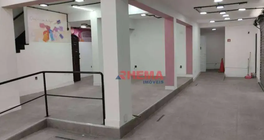 Loja para alugar, 225 m² por r$ 9.800,01/mês - marapé - santos/sp