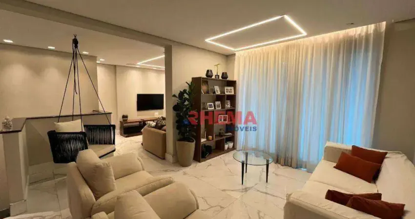 Sobrado com 6 dormitórios à venda, 334 m² por r$ 2.490.000,00 - boqueirão - santos/sp