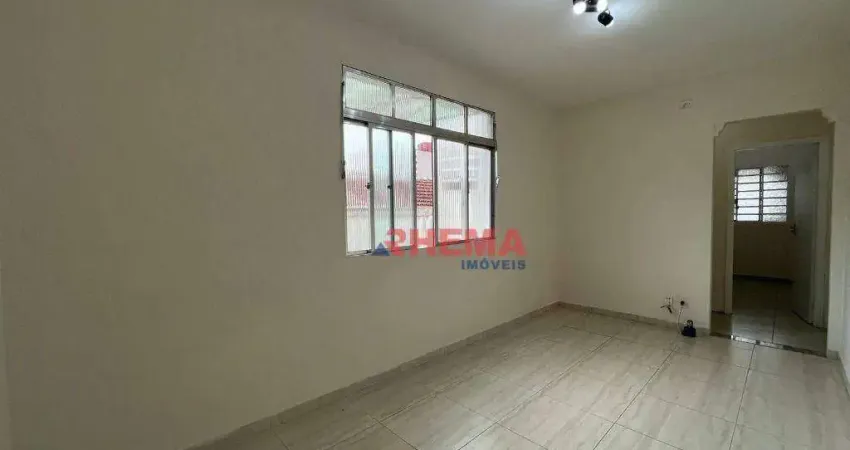 Sobreposta comercial alta para alugar, 85 m² por r$ 4.200/mês - vila matias - santos/sp