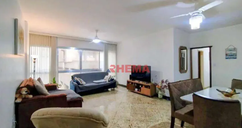 Apartamento com 3 dormitórios para alugar, 171 m² por r$ 6.000,02/mês - aparecida - santos/sp