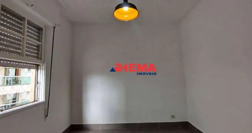 Kitnet para alugar, 28 m² por r$ 1.900/mês - embaré - santos/sp