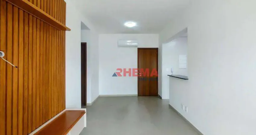 Apartamento com 1 dormitório para alugar, 60 m² por R$ 5.215,78/mês - Boqueirão - Santos/SP
