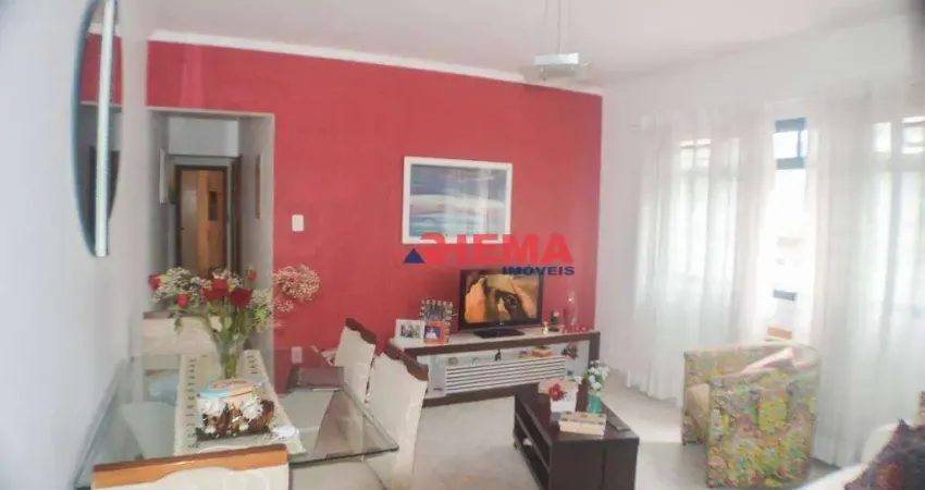 Apartamento com 2 dormitórios à venda, 80 m² por R$ 520.000,00 - Campo Grande - Santos/SP