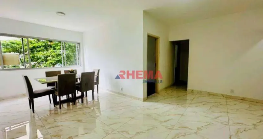 Apartamento com 3 dormitórios à venda, 117 m² por R$ 1.380.000,00 - Boqueirão - Santos/SP