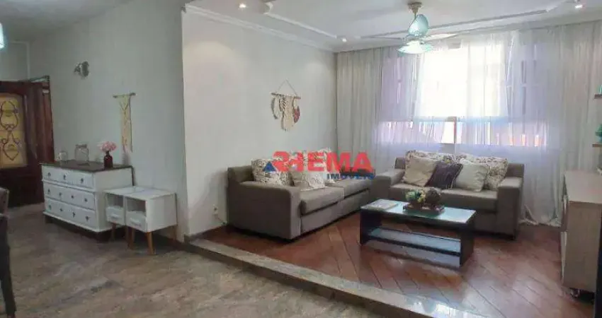 Cobertura com 3 dormitórios à venda, 287 m² por R$ 1.300.000,00 - Campo Grande - Santos/SP