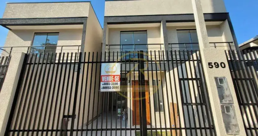 Sobrado à venda, 54 m² por r$ 339.000,00 - sítio cercado - curitiba/pr