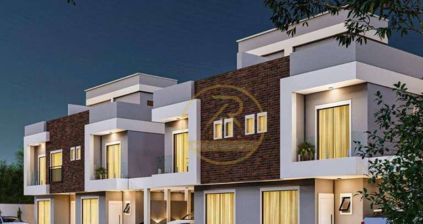 Sobrado com 3 dormitórios à venda, 127 m² por R$ 550.000 - Sítio Cercado - Curitiba/PR