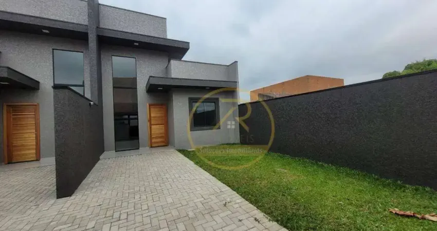 Casa com 3 dormitórios à venda, 56 m² por r$ 450.000 - sítio cercado - curitiba/pr