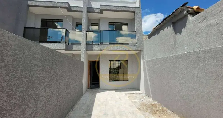 Sobrado com 3 dormitórios à venda, 87 m² por r$ 520.000 - sítio cercado - curitiba/pr