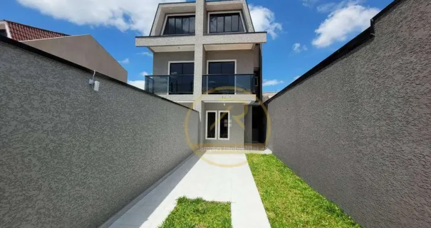 Sobrado com 3 dormitórios à venda, 102 m² por r$ 480.000 - sítio cercado - curitiba/pr