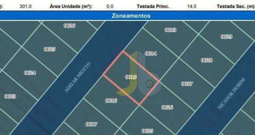 Terreno à venda, 301 m² por R$ 299.000 - Paraíso Tropical I - Cascavel/PR