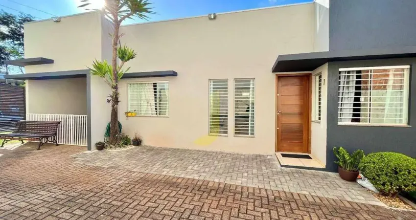 Casa com 1 suíte + 1 quarto à venda, 77 m² por r$ 425.000 - cancelli - cascavel/pr