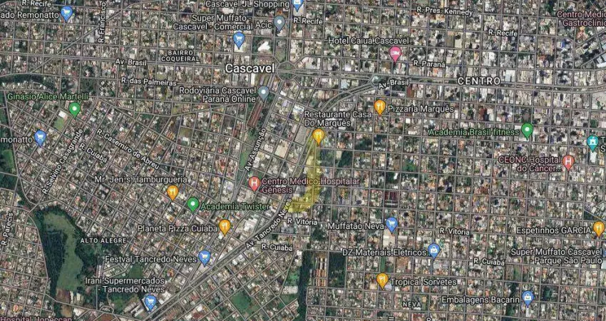 Terreno à venda na Avenida Tancredo Neves, 1166, Centro, Cascavel