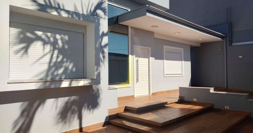 CASA COM EDÍCULA E PISCINA E PASSAGEM LATERAL NO TROPICAL 3