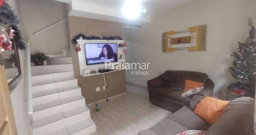 Casa em condomínio fechado com 2 quartos à venda na Vila Margarida, São Vicente 