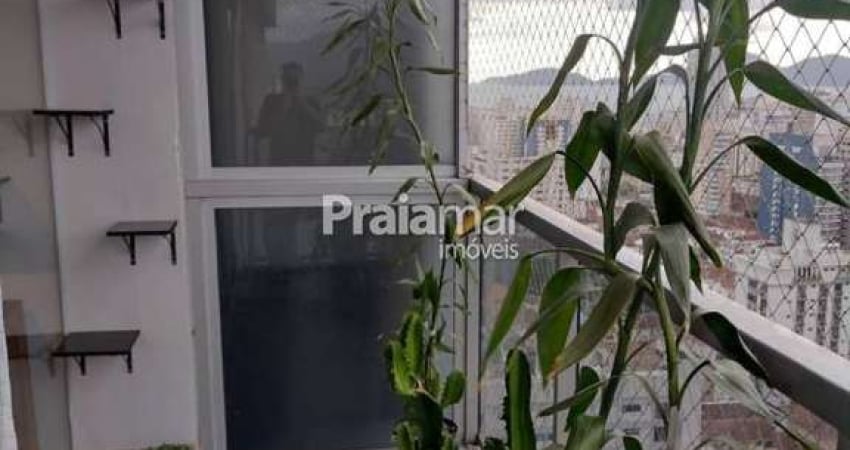 APARTAMENTO COM VARANDA | 01 SUÍTE | 01 VAGA DE GARAGEM | EMBARÉ - SANTOS.