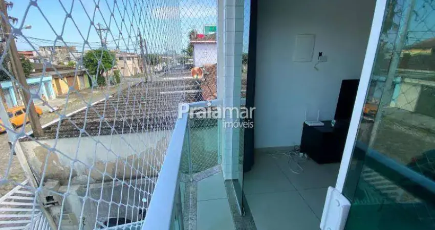 CASA SOBREPOSTA ALTA | 02 DORM | 01 VAGA DE GARAGEM | 89M² | CIDADE NAUTICA - SÃO VICENTE.