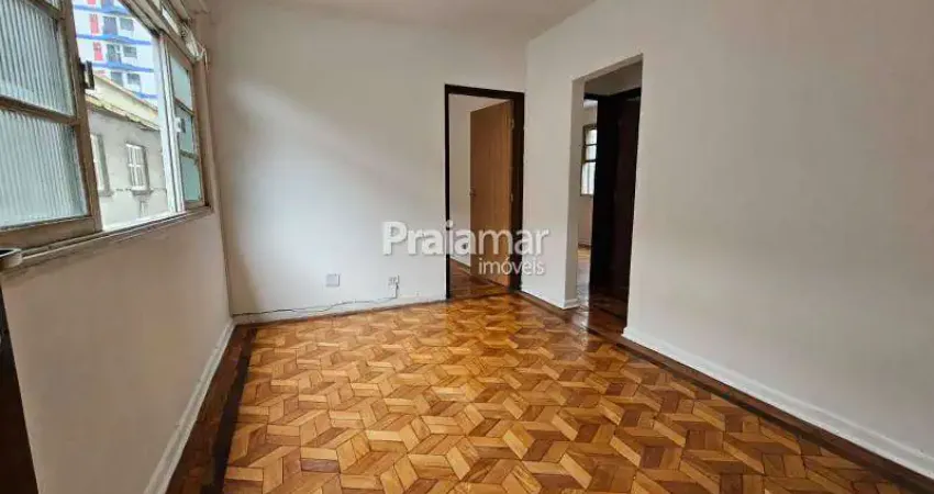 APARTAMENTO À VENDA COM 2 DORMITÓRIOS  NO CENTRO DE SÃO VICENTE – LOCALIZAÇÃO PRIVILEGIADA!