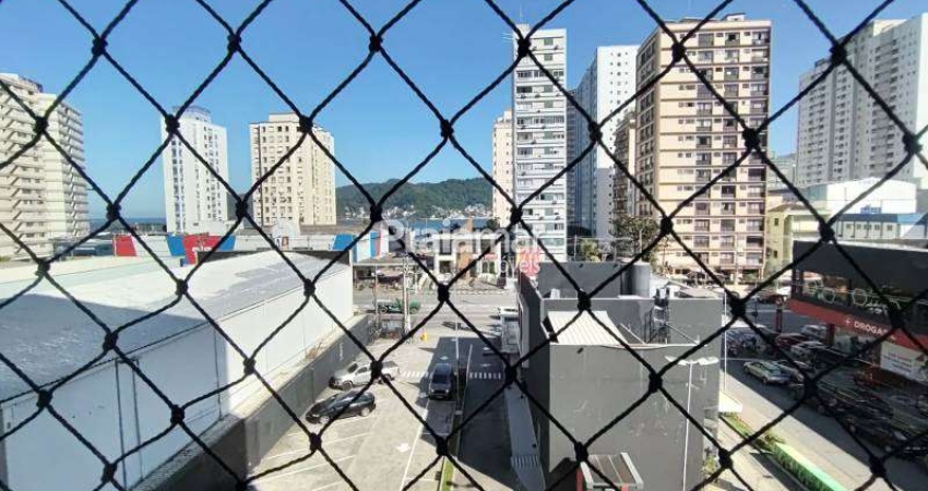 APARTAMENTO 2 DORM. SUITE, 1 VAGA, VISTA PARA O MAR, CENTRO SV - VENDA R$ 400.000