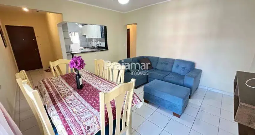 APARTAMENTO MOBILIADO 2 DORMS | 1 SUÍTE | ITARARÉ, SÃO VICENTE - ALUGUEL R$ 3.200