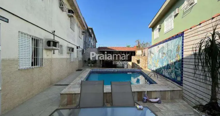 CASA EM CONDOMÍNIO  | 4 DORMI | 4 W.C | 2 VAGAS | 150 M2 | PISCINA E CHURRASQUEIRA | MACUCO | SANTOS