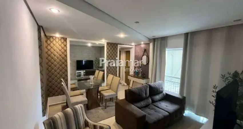 APTO PORTEIRA FECHADA | 2 DORMI | 2 W.C | CLOSET | 73 M2 | PISCINA | 1 VAGA | CAMPO GRANDE | SANTOS