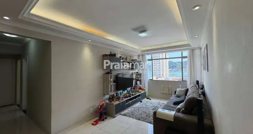 Apto vista mar excelente localização | 2 dormi | 2 w.c | 2 vagas | elevador | centro | são vicente |