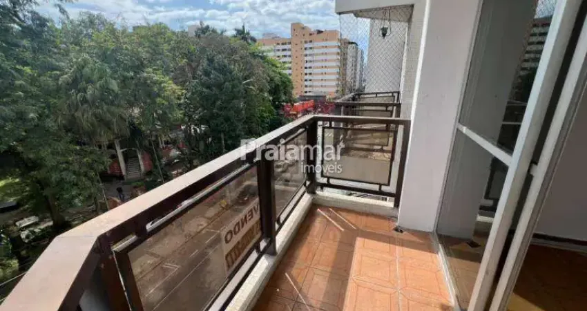 Sala living c/ sacada i ao lado do shopping sv, metros da praia do gonzaguinha i garagem suficiente