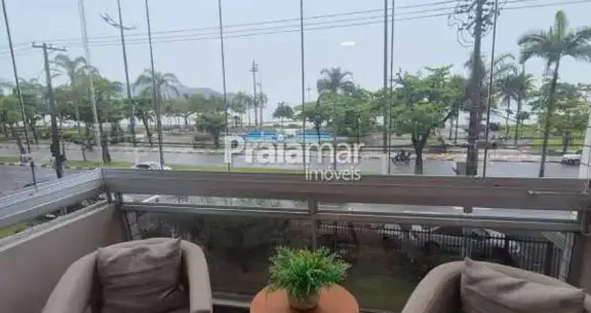 Apto vista mar porteira fechada | 2 dormi+ dependência |1 suíte | 3 w.c | 94 m2 | aparecida | santos