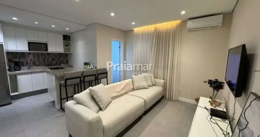 Apto porteira fechada | colado na praia | 1 dormi | 1 w.c | elevador | boqueirão | santos