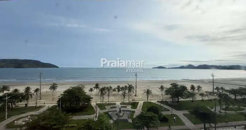 03 dorm| frontal para o mar| sala 2 ambiente| 2 vagas de garagem| santos - gonzaga