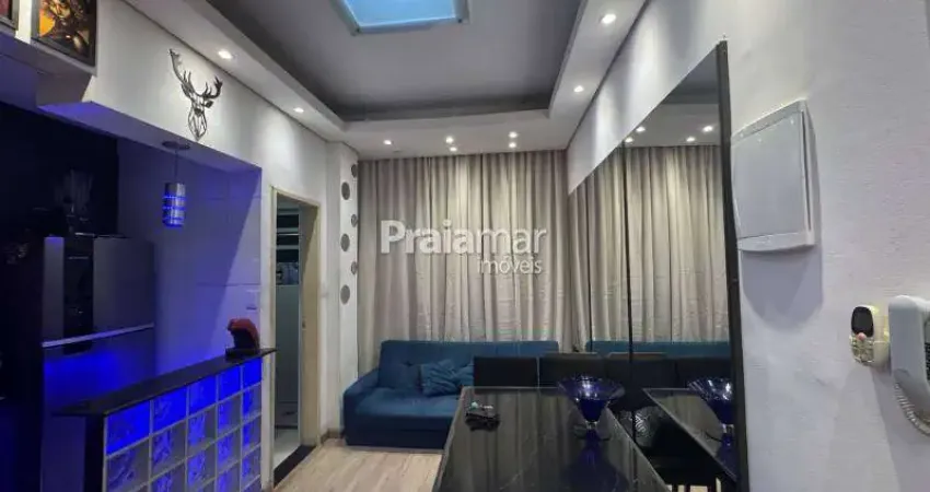 Apartamento mobiliado 01 dorm | 01 vaga | gonzaguinha - são vicente