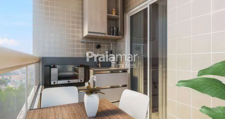 Apartamento 02 dormitórios | 01 suíte | 01 vaga | guilhermina | praia grande | sp.