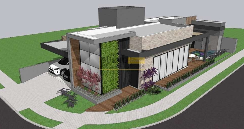 Linda casa com 4 dormitórios à venda, 300 m² de terreno por R$ 1.500.000 -condomínio Solar das Esme