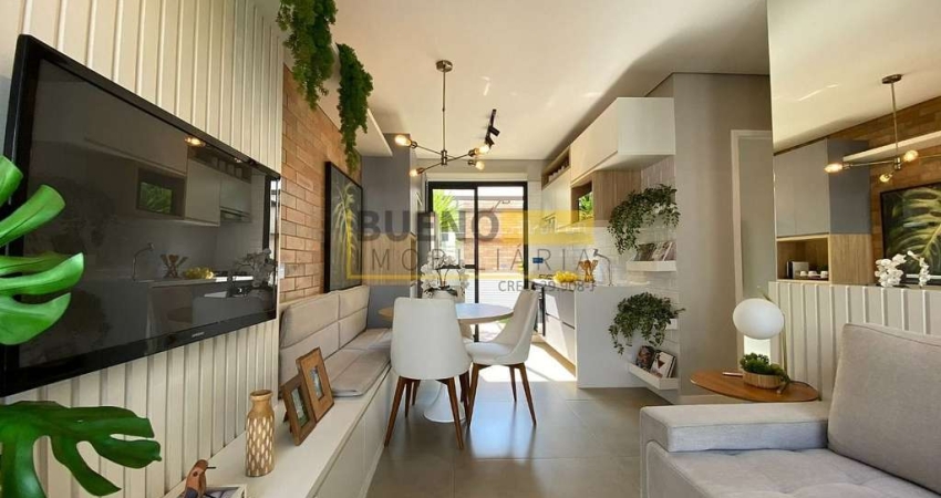 Casa com 2 quartos à venda, 44 m² por R$ 267.000 - Loteamento Residencial Pacaembu - Americana/SP