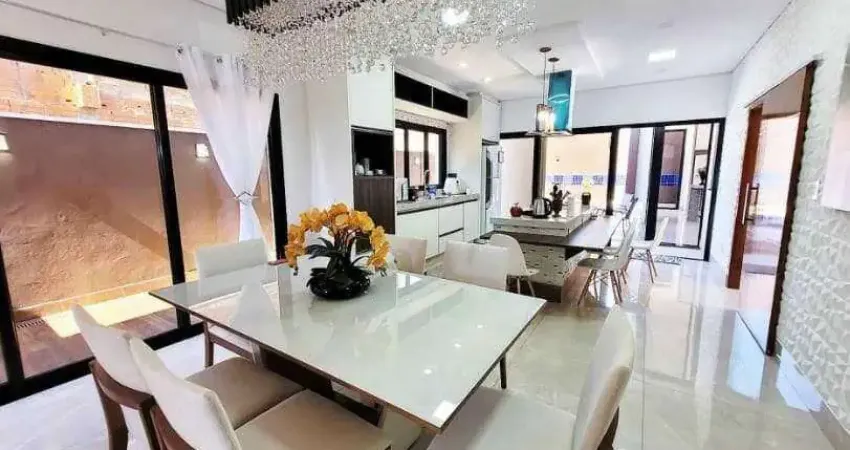 Ótima casa porteira fechada com 3 dormitórios à venda, 304 m² por r$ 1.900.000 - loteamento residencial mac knight - santa bárbara d'oeste/sp