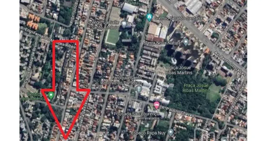 Terreno à venda na Rua Teixeira de Freitas, 747, Santo Antônio, Porto Alegre