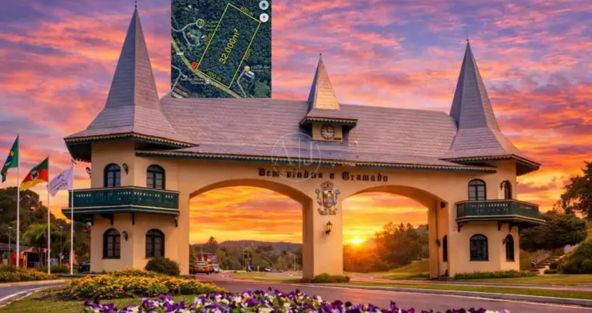 Área de 32.000 m² + casa, chalé, ambientes diversos e benfeitorias bairro várzea grande gramado/rs