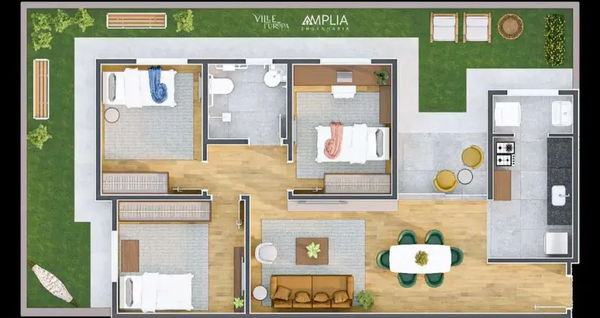 Apartamento em Santa Luzia
