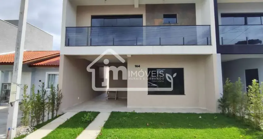 Sobrado à venda no condomínio itaqui, no bairro itaqui – campo largo/pr