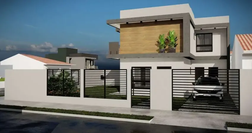 Sobrado para Venda em Campo Largo, São Gerônimo, 3 dormitórios, 1 suíte, 2 banheiros, 2 vagas