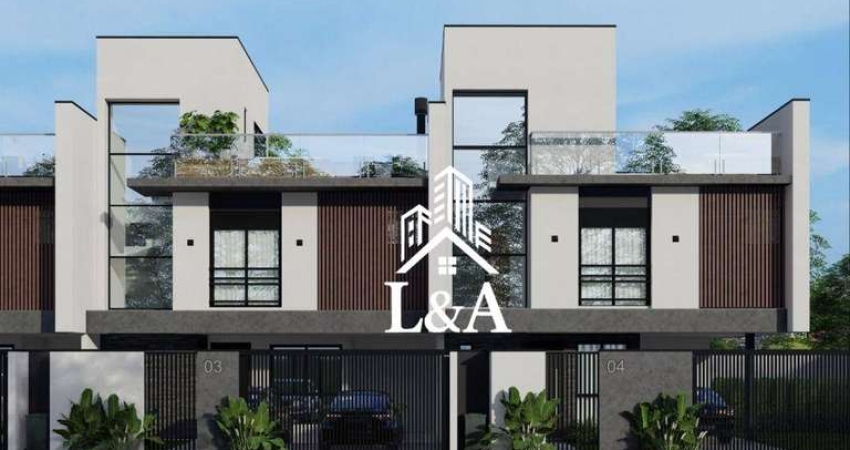 Sobrado com 3 dormitórios à venda, 188 m² por R$ 1.050.000,00 - Portão - Curitiba/PR
