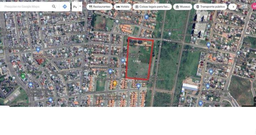 Terreno comercial à venda na Rua Maíara, 1, Pinheiro Machado, Santa Maria