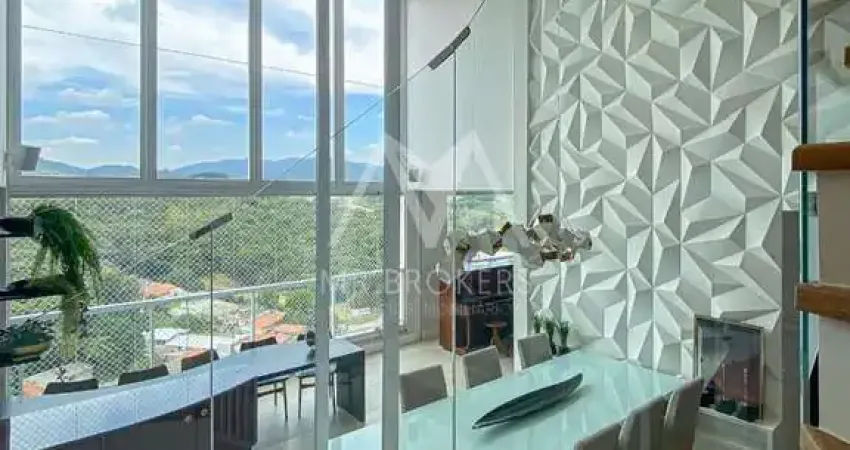 Apartamento à venda em Jundiaí-SP: 4 quartos, 4 suítes, 3 salas, 6 banheiros, 5 vagas e 345m² no Jardim das Samambaias