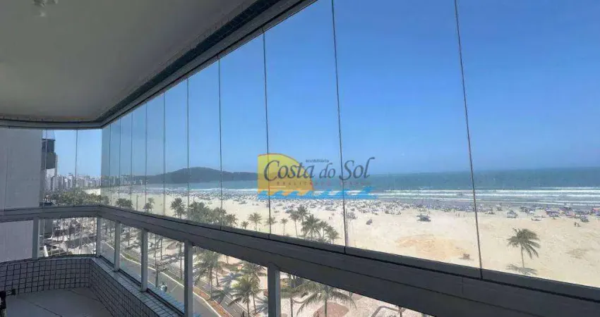 Apartamento com 3 dormitórios à venda, 127 m² por r$ 1.250.000,00 - vila guilhermina - praia grande/sp
