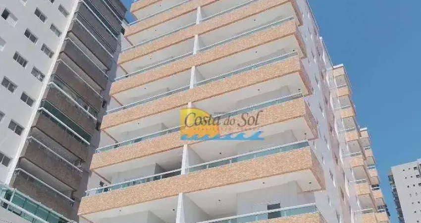 Apartamento com 1 dormitório à venda, 44 m² por r$ 315.000,00 - vila guilhermina - praia grande/sp
