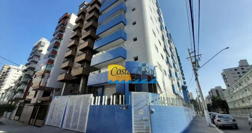 Apartamento com 1 dormitório à venda, 49 m² por r$ 320.000,00 - vila guilhermina - praia grande/sp