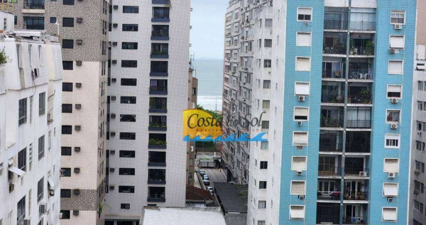 Cobertura com 3 dormitórios à venda, 191 m² por R$ 1.810.000,00 - Campo Grande - Santos/SP