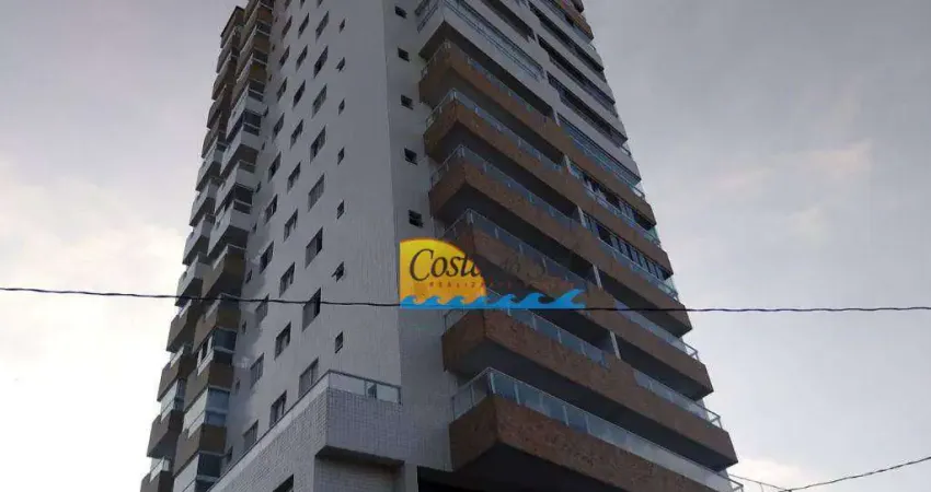 Apartamento com 1 dormitório para alugar, 45 m² por R$ 2.900,00/mês - Aviação - Praia Grande/SP